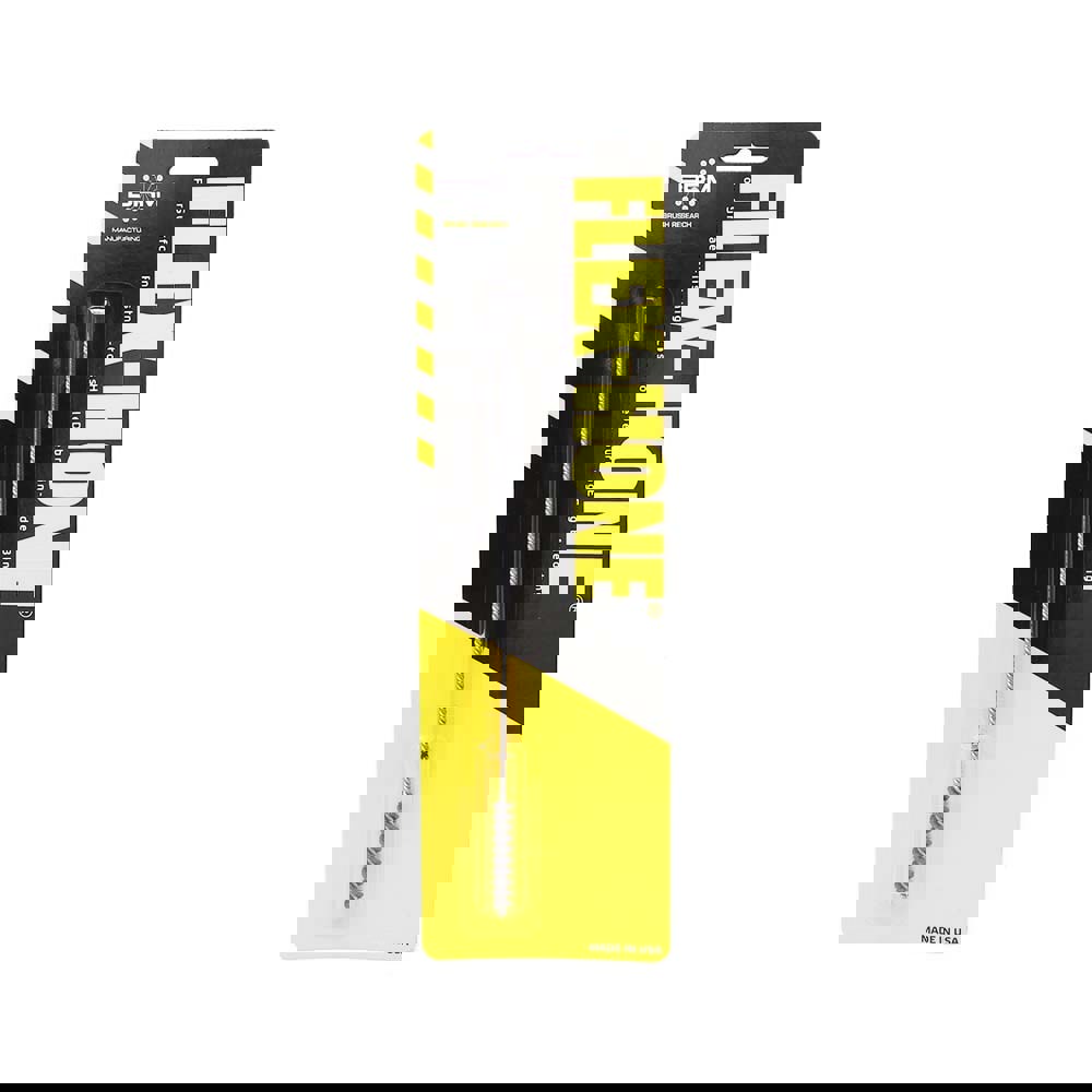 Flexible Cylinder Hone: 6.4 mm Max Bore Dia, 120 Grit, Aluminum Oxide